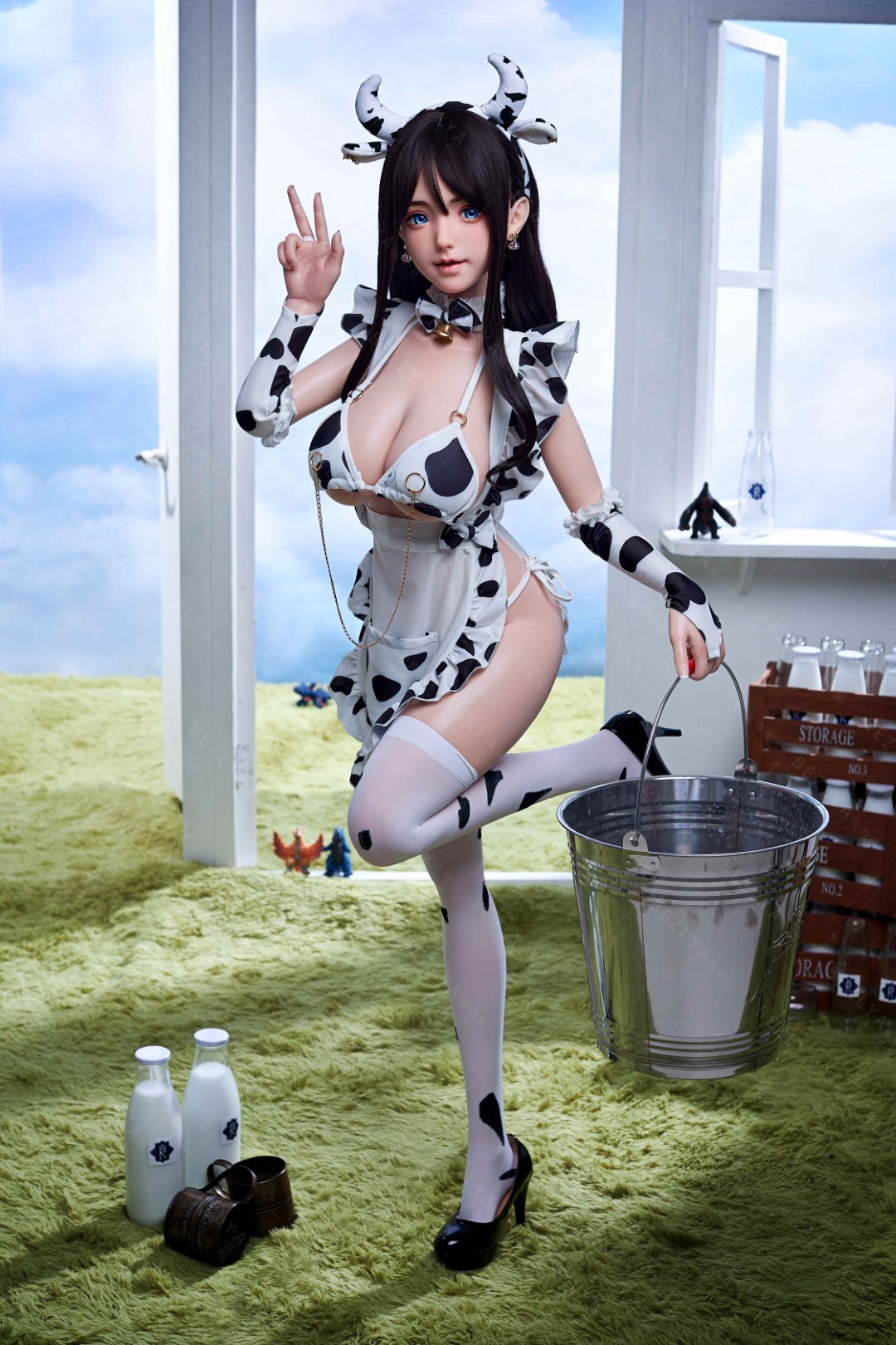 Bezlya Pisum - 145cm 2.2CF (Silicone) Sex Doll