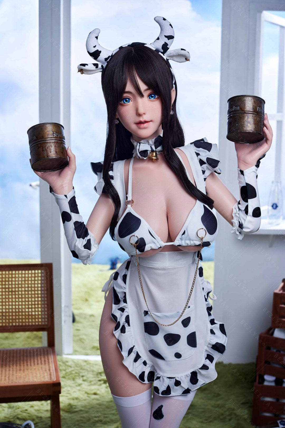Bezlya Pisum - 145cm 2.2CF (Silicone) Sex Doll