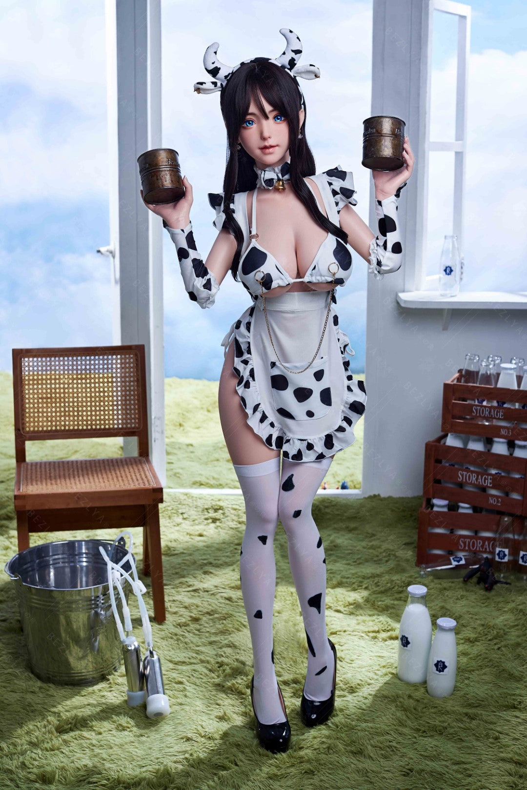 Bezlya Pisum - 145cm 2.2CF (Silicone) Sex Doll