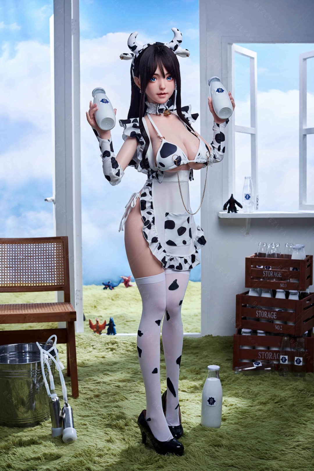 Bezlya Pisum - 145cm 2.2CF (Silicone) Sex Doll