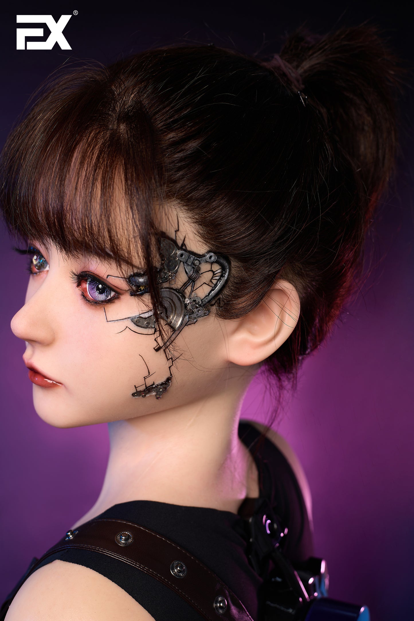 Utopia Cyber Ruby - 155cm Fut-Makeup (Seamless Neck) Silicone Sex Doll