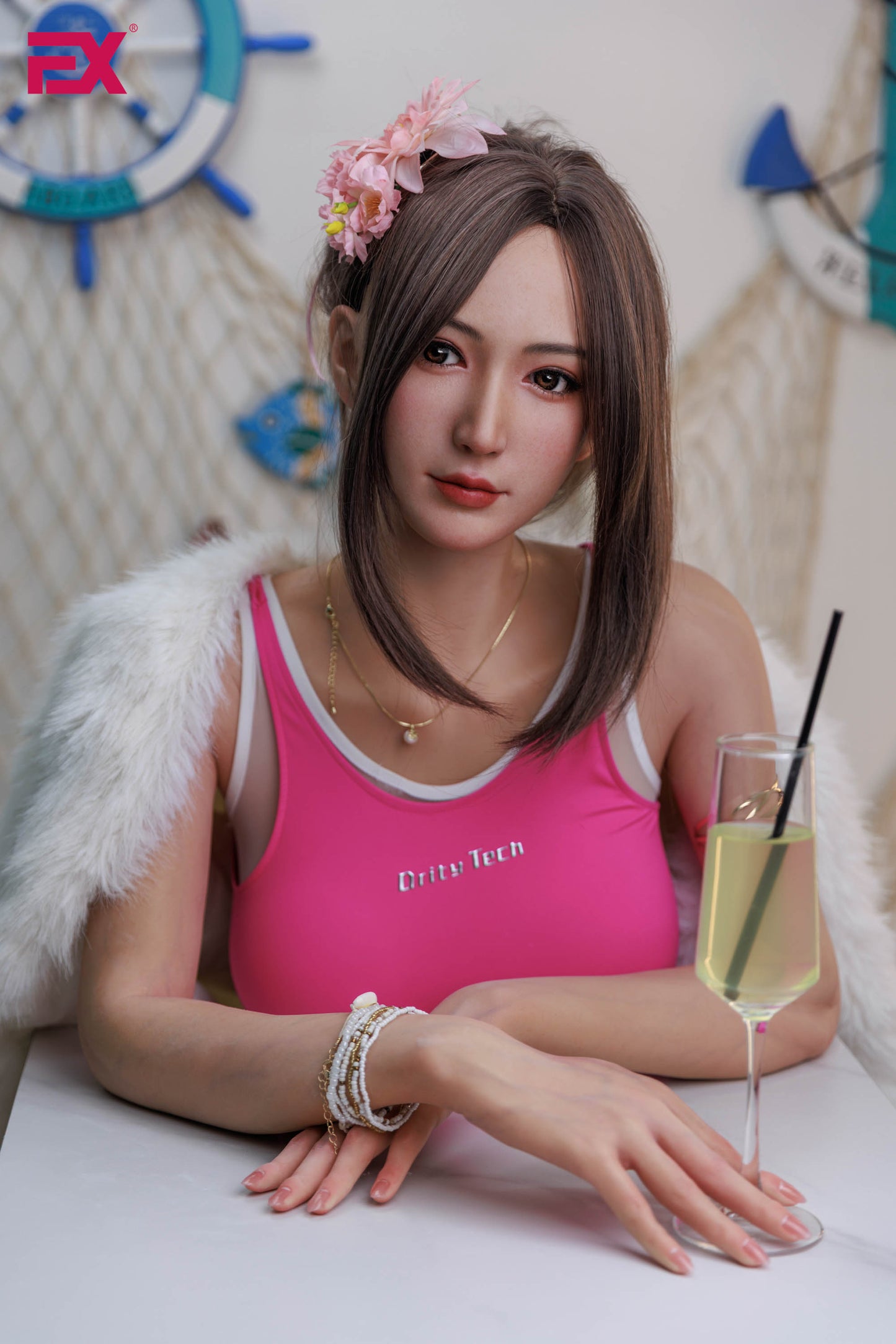 EXClone Evelyn - 171cm (Seamless Neck) Silicone Sex Doll