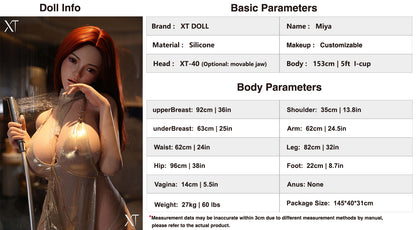 XTDOLL Miya - 153cm (#XT40) Silicone Sex Doll
