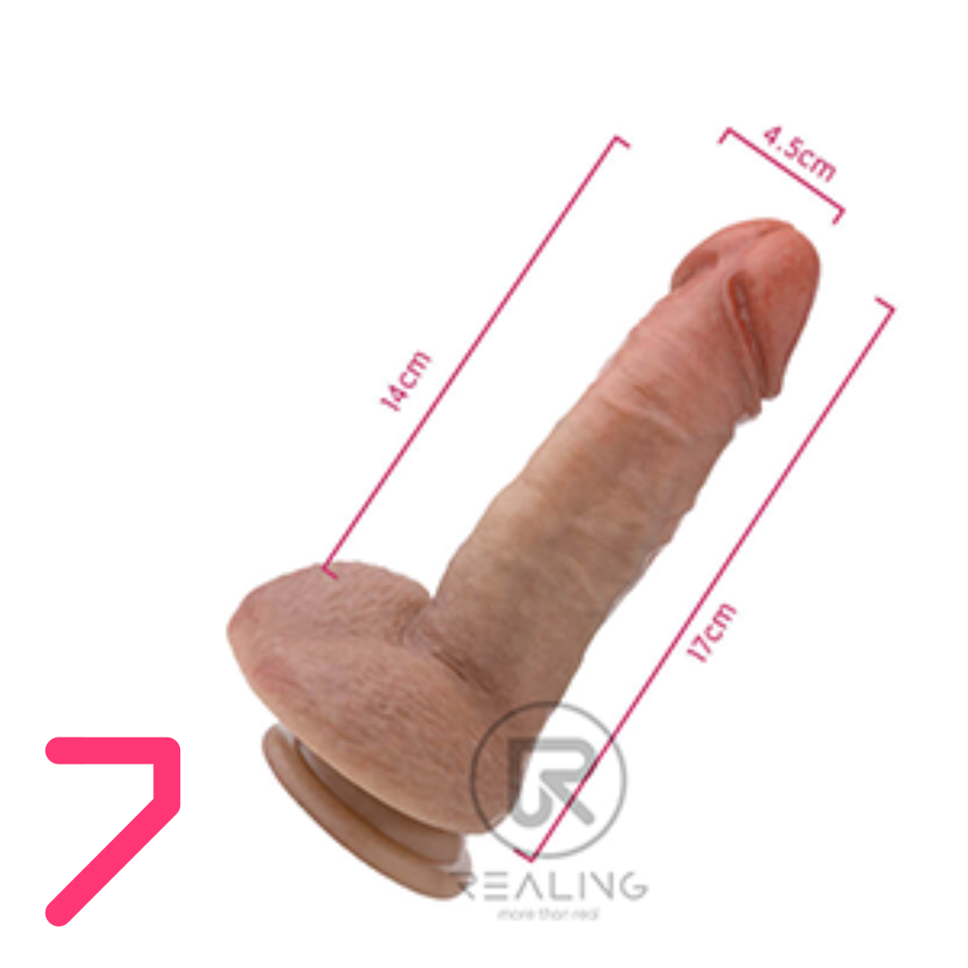 Realing Dildo - Nr.7 (Silikon)